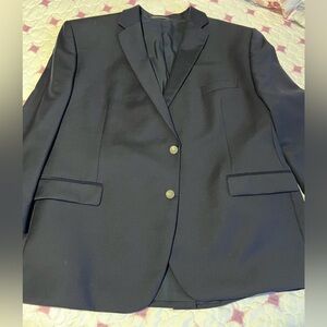 Lauren Ralph Lauren Navy 100% Wool Men's Blazer Jacket Single Vent 2 Button 50R
